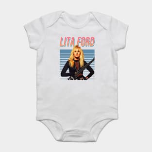 Rock woman_musician_5 Baby Bodysuit